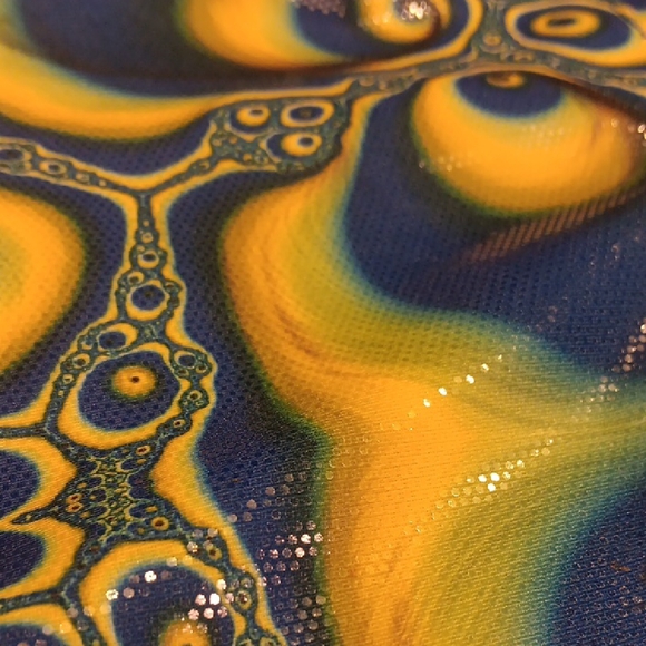 Retro Disco Styled Vibrant Patterned Flare Pants - Picture 5 of 11